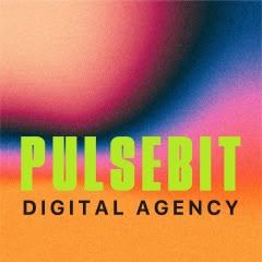 Pulsebit wordmark gradient puzzle option